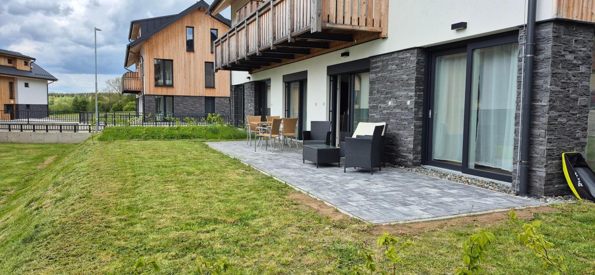 Lipno Apartments Bergmax, Ski Areal Lipno 16Min Dojezd - Resort Male Lipno S Terasou A Zahradkou, Parking Free Černá v Pošumaví Eksteriør bilde